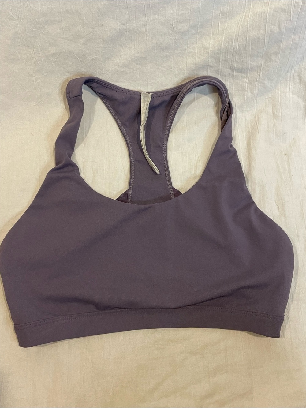 Fabletics Mauve Racerback Sports Bra
